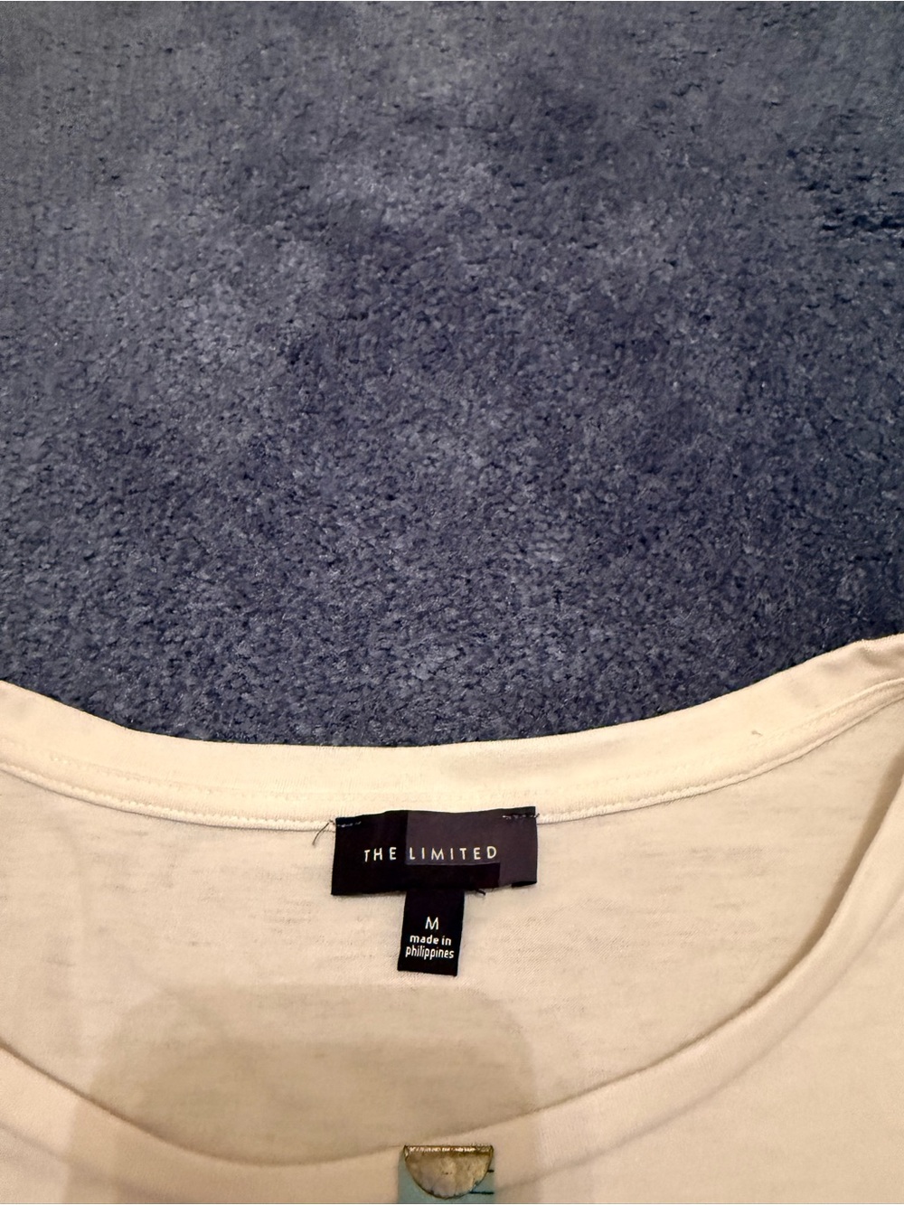 The Limited Pink & White Boatneck 3/4 Sleeve Top - Picture 7 of 7